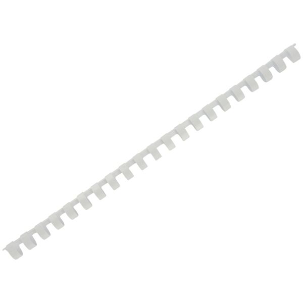 Boîte de 100 reliures plastiques couleur Ø 12 mm blanc, N.C — BUREAUTIQUE