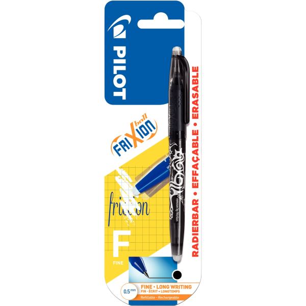 Blister de 1 roller Frixion Ball noir — ECRIRE ET CORRIGER