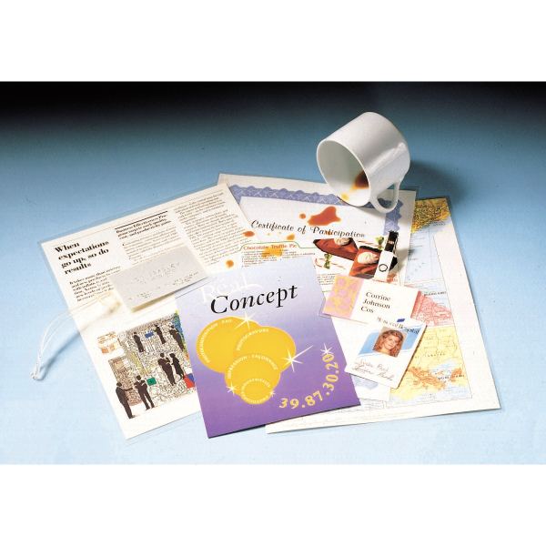 Boite de 100 pochettes à plastifier format 303x426 mm pour do, BUDGET — BUREAUTIQUE
