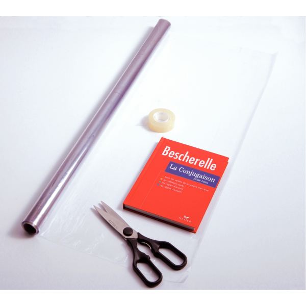 Rouleau en plastique incolore, qualité supérieure PVC format 50x0,70 m épaisseur : 9/100è, N.C — PETIT MATERIEL BUREAU ET…