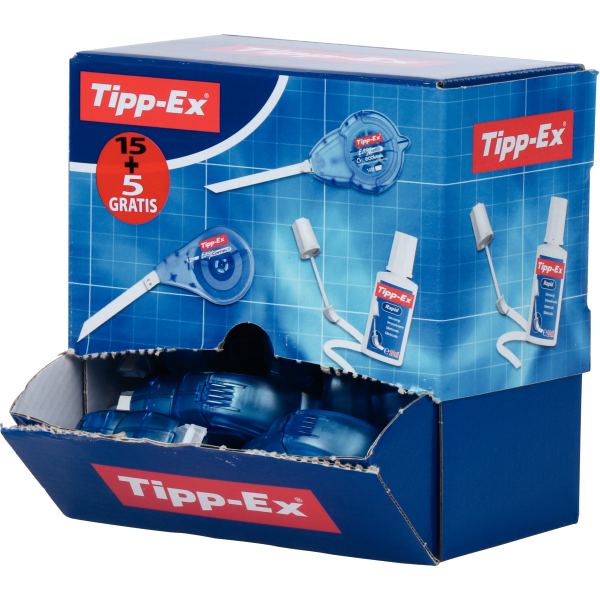 Boîte de 20 correcteursTipp-Ex dont 5 gratuits — ECRIRE ET CORRIGER