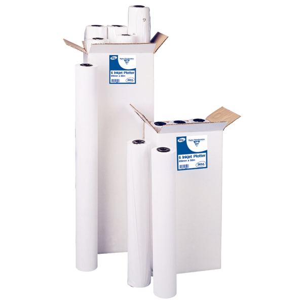 Clairefontaine Papier traceur jet d'encre, 914 mm x 60 m — Papier en rouleau