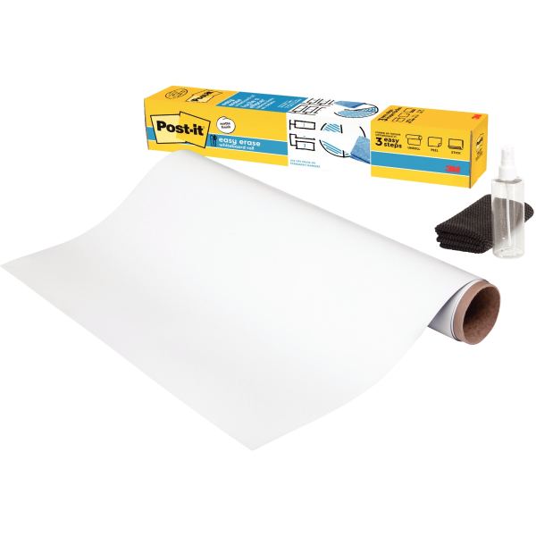 Tableau blanc Easy Erase Post-It Lg 91,4 x lg 60,9 cm en rouleau — Non classé