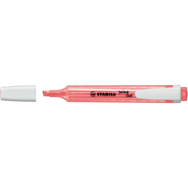 STABILO Surligneur swing cool, rouge — Surligneurs