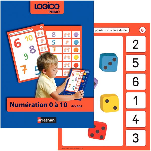 Fichier LOGICO PRIMO numération de 0 à 10, N.C — JEUX