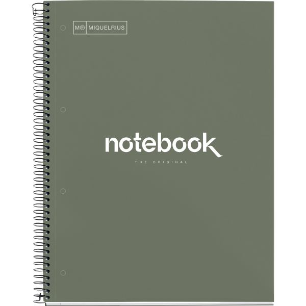 NOTEBOOK MIQUELRIUS format A4, 80 feuilles 90g, quadrillé 5x — CAHIERS ET DERIVES DE PAPIER