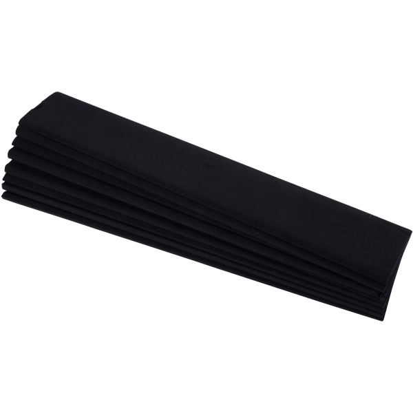 Paquet de 10 feuilles crépon supérieur 250x50 noir, N.C — TRAVAUX MANUELS