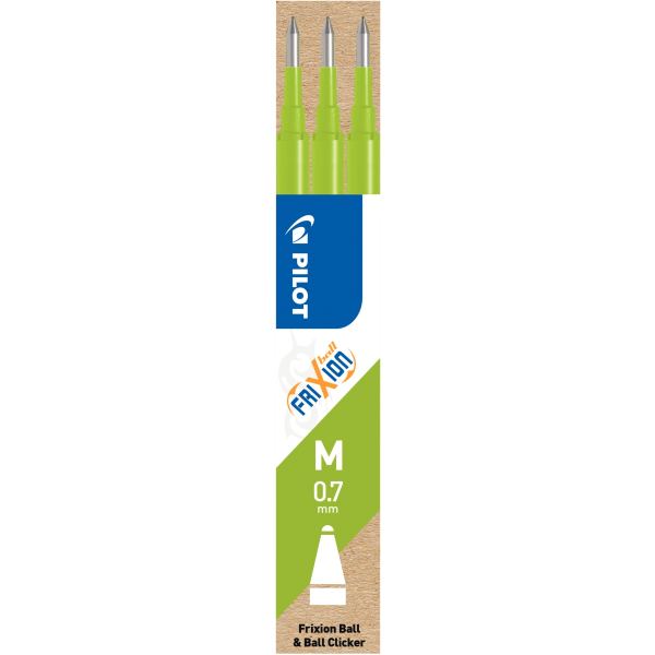 PILOT Recharge pour roller FRIXION BALL BLS-FR7, vert clair — Stylos roller