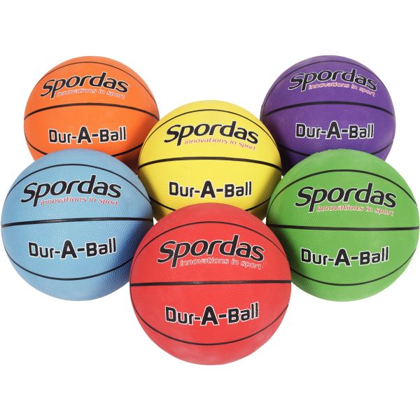 Sachet de 6 ballons de basket taille 5 assortis, N.C — JEUX