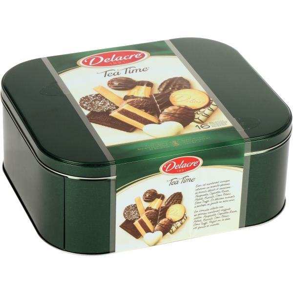 Boite de biscuits DELACRE Tea Time 1kg — PRODUITS ALIMENTAIRES