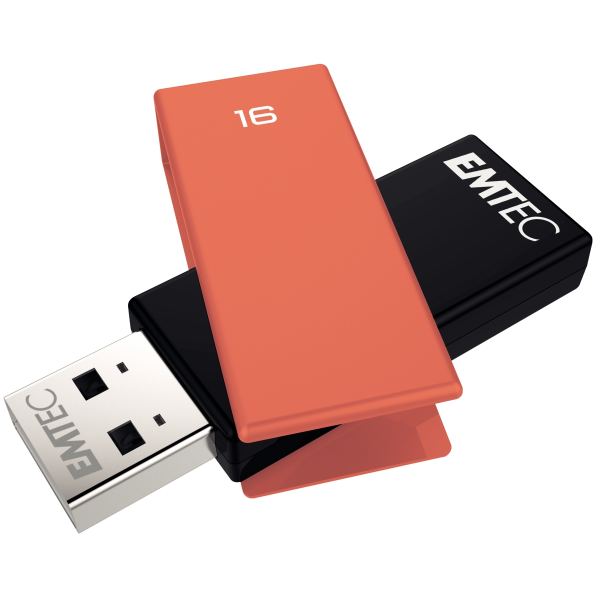 Clé USB 2.0 Emtec Brick C350 16 Go rouge, N.C — INFORMATIQUE