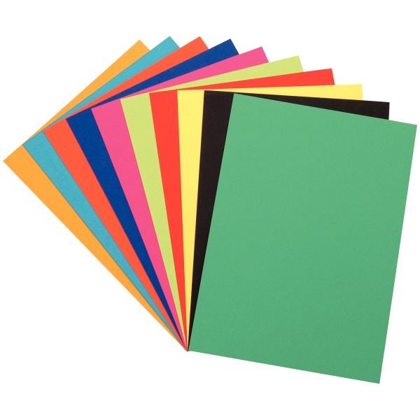 Paquet de 250 feuilles à dessin de couleurs 35X50 cm 250g, N.C — DESSIN SCOLAIRE ET PROFESSIONNEL