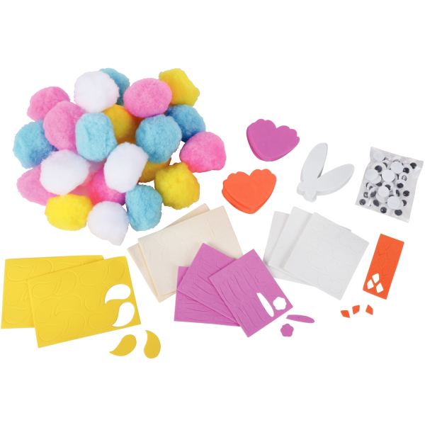 Kit 24 animaux pompons Paques, N.C — TRAVAUX MANUELS