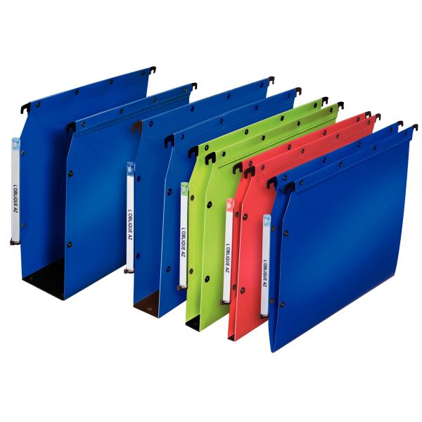 ELBA l'oblique Dossiers suspendus POLYPRO V Ultimate, bleu — Dossiers suspendus