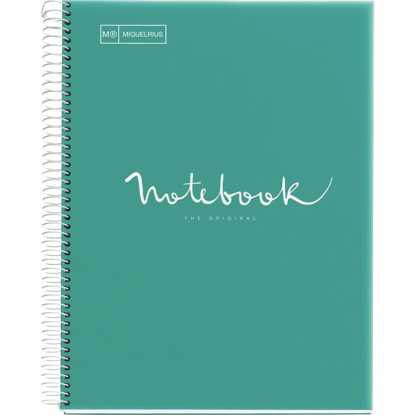 MIQUELRIUS Cahier à spirale "Notebook EMOTIONS", A4 — Reliures spirales avec micro-perforation