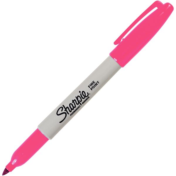 Marqueur Sharpie pointe fine ogive magenta — ECRIRE ET CORRIGER