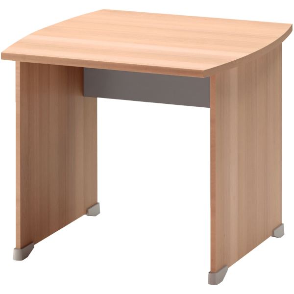 Table bureau pieds panneau L80 cm Jazz+ Hêtre, N.C — MOBILIER