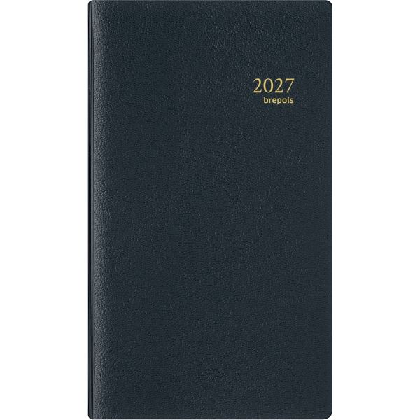 Agenda semainier Notaplan 8,9x16 cm noir, N.C — CAHIERS ET DERIVES DE PAPIER