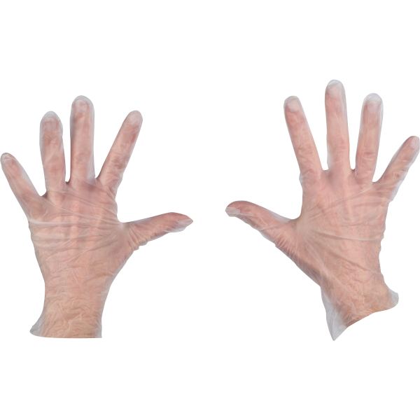 Boîte de 100 gants jetables en vinyle taille XL — Non classé