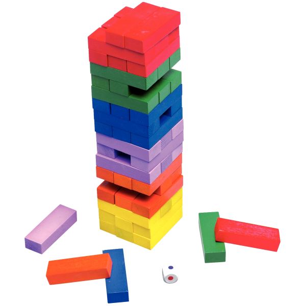 Block Block Culture Club 2000 Jeu D'équilibre En Bois — JEUX