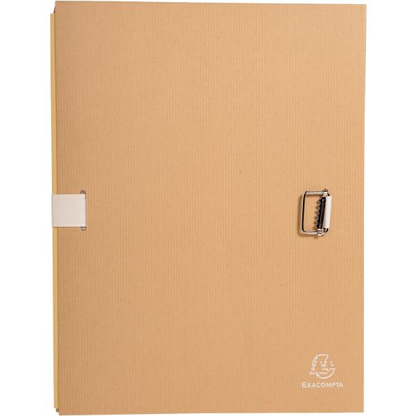 EXACOMPTA Chemise à dos extensible, papier kraft, brun — Chemises & trieurs