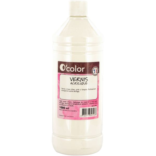 Flacon de 1 litre de vernis acrylique — Non classé