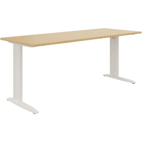 Plan droit Onyx L..160 x P.80 x H73,5 cm plateau chêne natur, N.C — MOBILIER