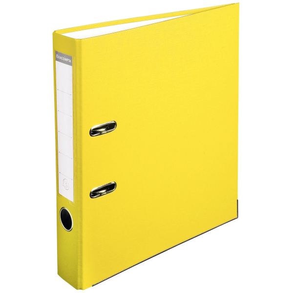 Classeur à levier pour format A4, dos 5 cm, jaune — Non classé