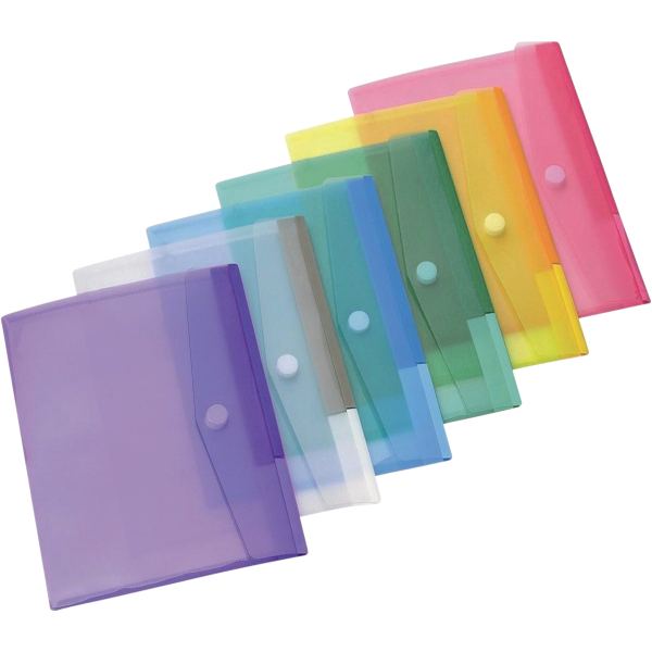 djois by tarifold Pochette à documents, A4, PP, assorti — Chemises & trieurs