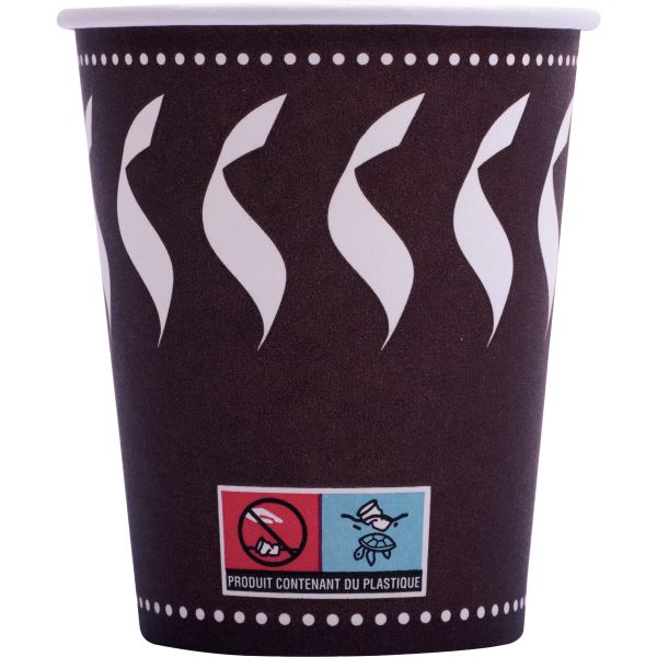 Sac de 50 gobelets en carton décors 28 cl, N.C — SERVICES GENERAUX