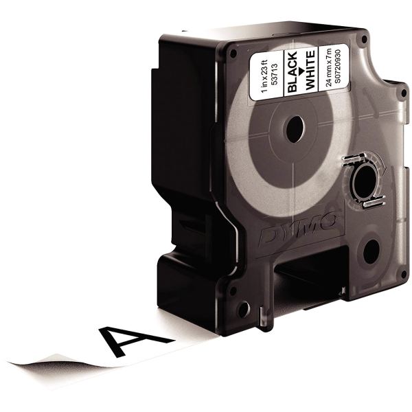 DYMO Ruban d'étiquette D1 noir/blanc,24 mm x 7 m — Titreuses & accessoires