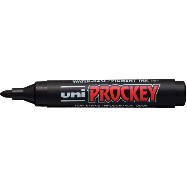 uni-ball Marqueur permanent PROCKEY PM-122, noir — Marqueurs permanents & non permanents