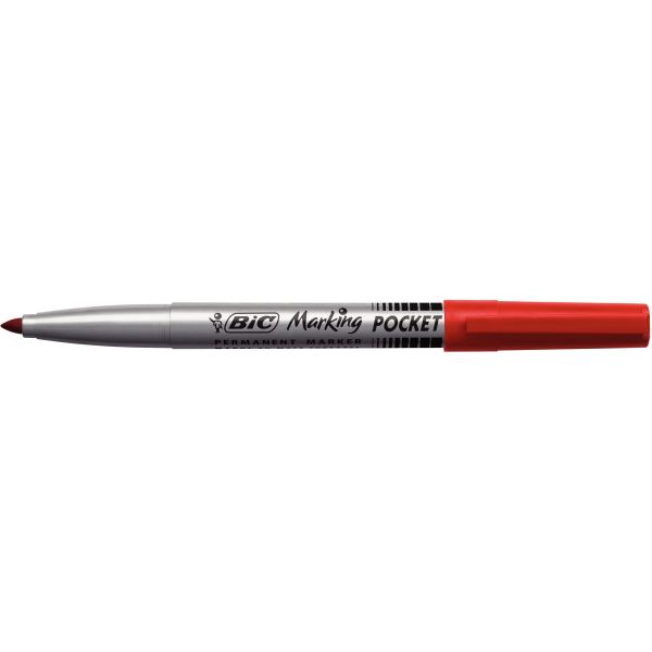 BIC Marqueur permanent Marking POCKET ECOlutions, rouge — Marqueurs permanents & non permanents