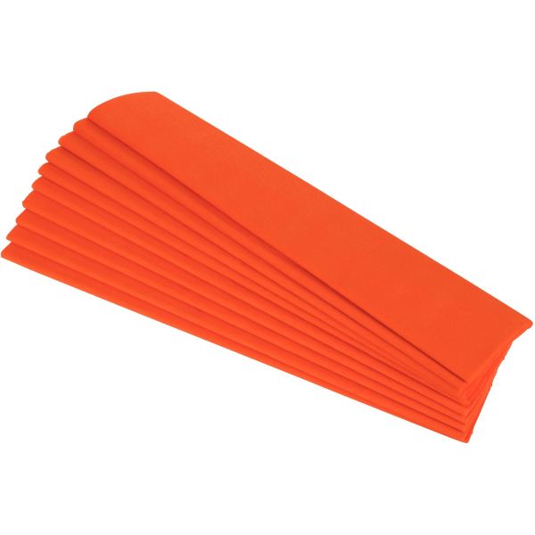 Paquet de 10 feuilles crépon supérieur 250x50 orange, N.C — TRAVAUX MANUELS