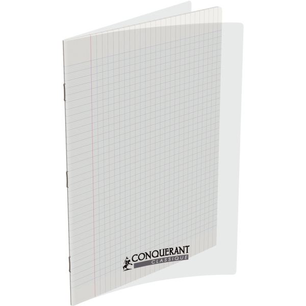 Piqûre 140 pages CONQUERANT, A4, seyès, couv PP incolore — Non classé