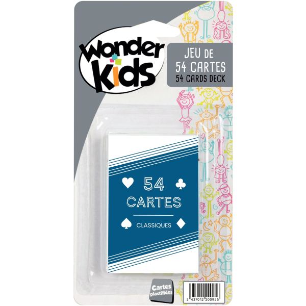 Jeu de 54 cartes sous étui carton, N.C — JEUX