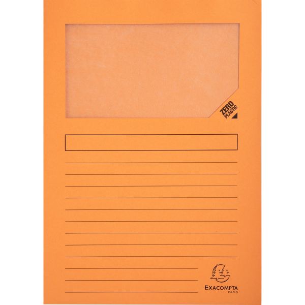 Paquet de 100 pochettes coin papier FOREVER 130g, orange — Non classé