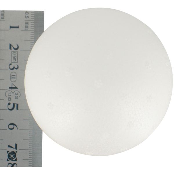 Lot de 5 boules en styropor, diamètre 7 cm, N.C — TRAVAUX MANUELS