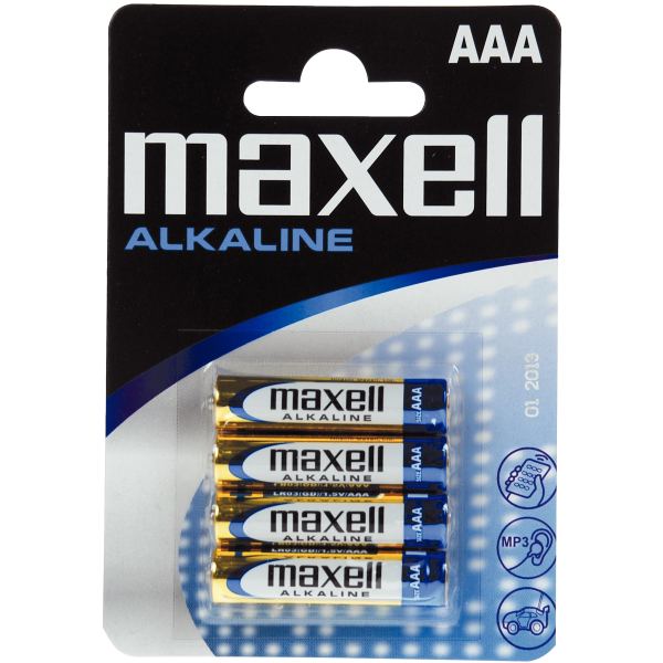 Blister de 4 Piles Alcalines AAA Budget, N.C — BUREAUTIQUE