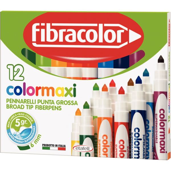 Étui de 12 feutres Colormaxi assortis — Non classé