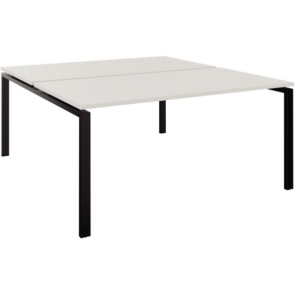 Table de bureau plateaux fixes départ P165 xL120 cm 4 pieds pl, N.C — MOBILIER