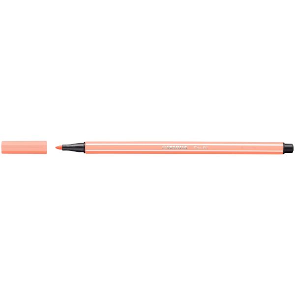 STABILO Stylo feutre Pen 68, rose clair — Feutres