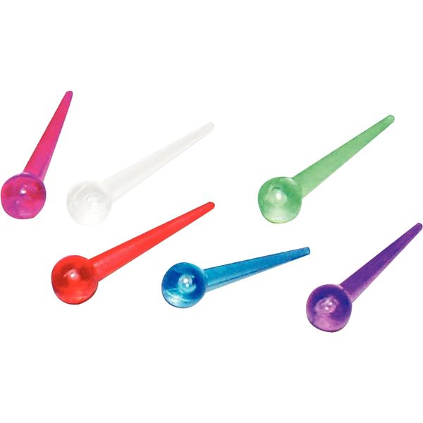 Sachet de 500 épingles en plastique longueur 15 mm coloris a, N.C — PETIT MATERIEL BUREAU ET ECOLE