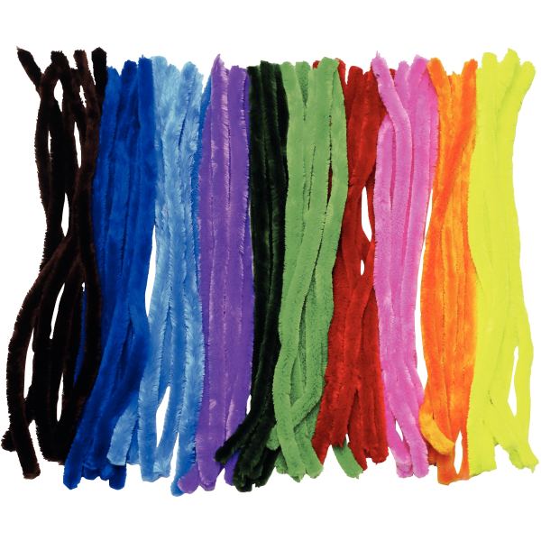 Sachet de 60 chenilles maxi, diamètre 20 mm et longueur 50 c, N.C — TRAVAUX MANUELS