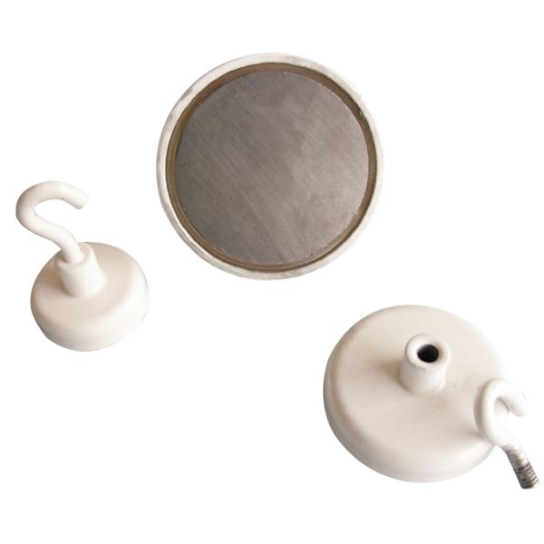 Blister 2 crochets de suspension magnétique diamètre 25 mm bl, N.C — EQUIPEMENT CLASSE ET BUREAU
