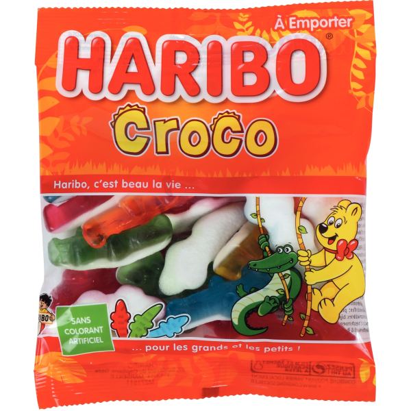 Sachet HARIBO Crocodiles 120g — PRODUITS ALIMENTAIRES