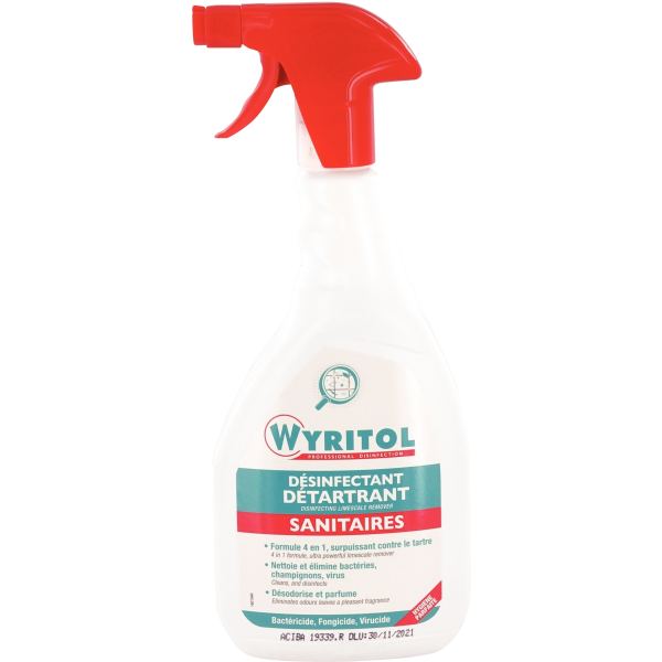 Spray 750ml désinfectant détartrant salle de bain — Non classé
