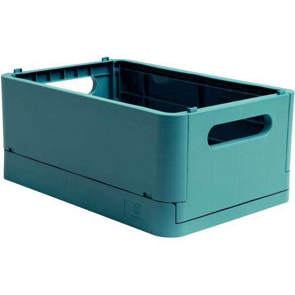 EXACOMPTA Boîte de rangement Smart Case Midi, bleu pacifique — Boîte de rangement, carton