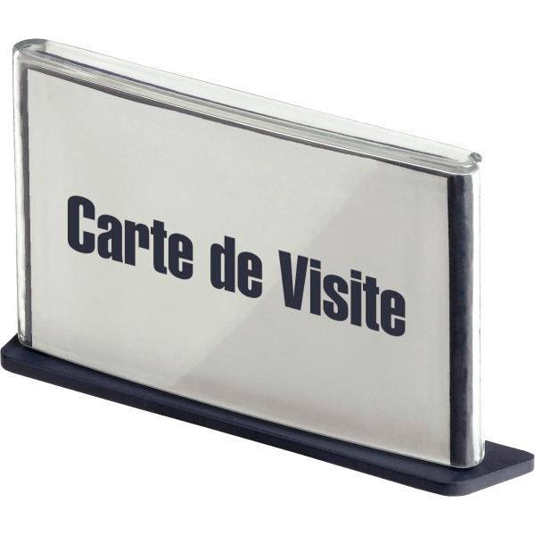Plaque Signalisation Paperflow Polystyrène Format Carte De Visite Coloris Anthracite — PETIT MATERIEL BUREAU ET ECOLE
