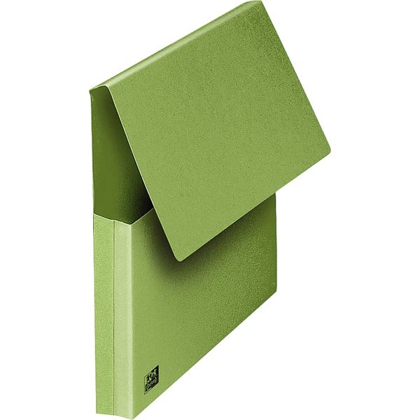 Oxford Pochette document à soufflet, A4, carton, vert — Chemises & trieurs